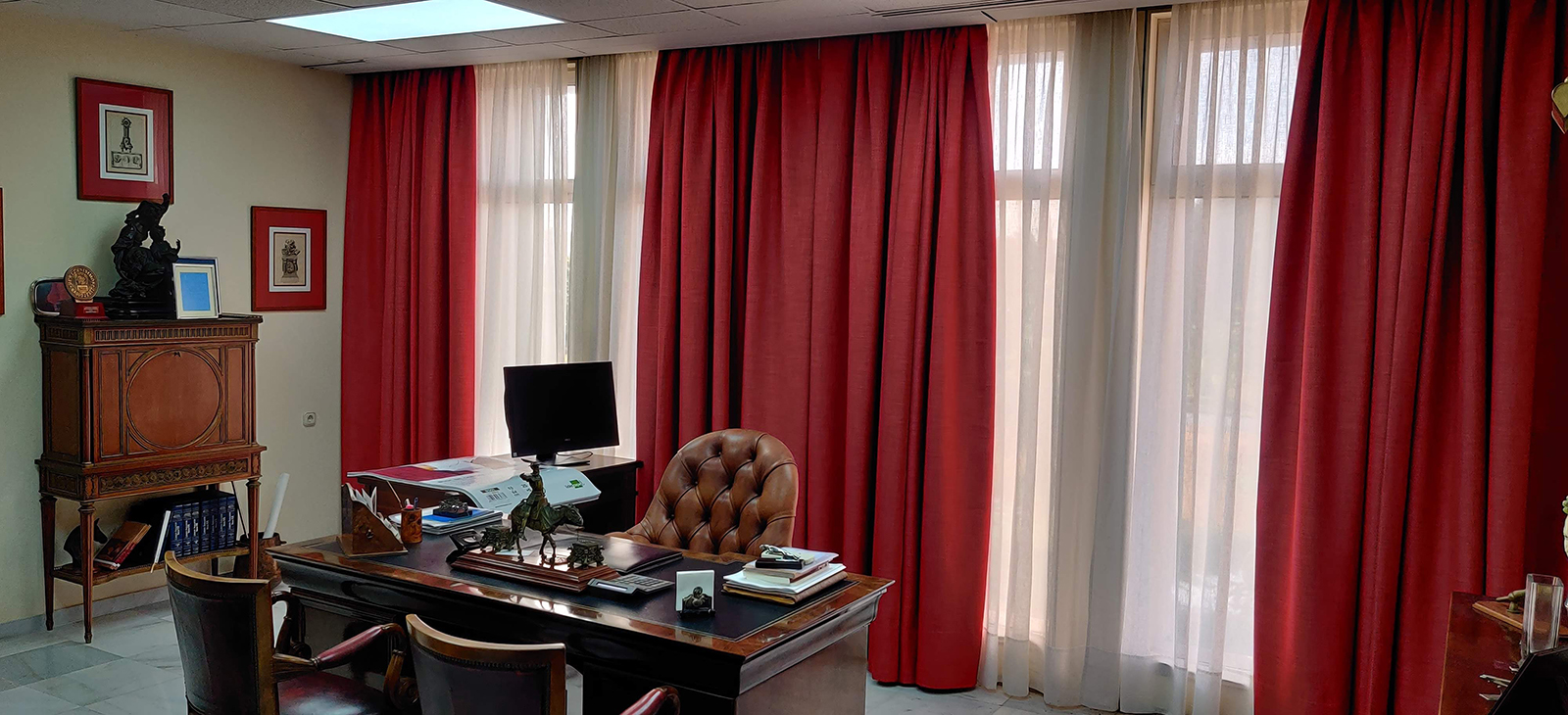 Cortinas Despacho habitacion